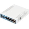 Ausinės MikroTik RB962UiGS-5HacT2HnT PoE maršrutizatorius hAP ac 500 Mbit/s baltas