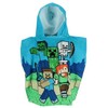 Microsoft Minecraft Creeper rankšluostis,Pončas 60x120 cm