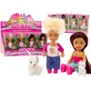 Lean Toys Lėlė su gyvūnėliu Little Animal Doll