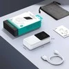Mini maitinimo bankas su įmontuotais laidais JR-PBC06 30W 10000mAh - baltas