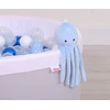 Bobono Minkštas žaislas aštuonkojis su barškalu mėlynas, smooth minky