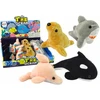 Maži pliušiniai jūros gyvūnai Lean Toys, 4 modeliai