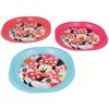 Minnie Mouse - 3 iškylų lėkščių rinkinys