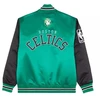 Mitchell & Ness NBA Boston Celtics Primetime sunkaus satino striukė su senoviniu „Celtics“ logotipu M JK8453-BCEKYGN