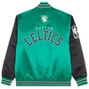 Mitchell & Ness NBA Boston Celtics Primetime sunkaus satino striukė su senoviniu „Celtics“ logotipu M JK8453-BCEKYGN