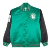 Mitchell & Ness NBA Boston Celtics Primetime sunkaus satino striukė su senoviniu „Celtics“ logotipu M JK8453-BCEKYGN
