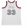 Mitchell & Ness NBA Kreidinio Cemento Swingman Džersis Knicks 1991 Patrick Ewing M TFSM5934-NYK91PEWWHIT