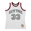 Mitchell & Ness NBA Kreidinio Cemento Swingman Džersis Knicks 1991 Patrick Ewing M TFSM5934-NYK91PEWWHIT