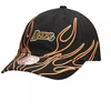 Mitchell & Ness NBA LA Los Angeles Lakers Flamez Kepuraitė su dirželiu gale - 6LUXMM20018 LALBLCK