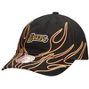 Mitchell & Ness NBA LA Los Angeles Lakers Flamez Kepuraitė su dirželiu gale - 6LUXMM20018 LALBLCK