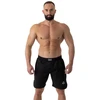 MMA treniruočių šortai su elastingu įsiuvu DBX Bushido, juodi