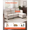 VEVOR Modulinė sofa lova su paslėpta saugykla