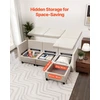 VEVOR Modulinė sofa lova su paslėpta saugykla