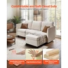 VEVOR Modulinė sofa lova su paslėpta saugykla