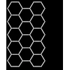 Lubinis šviestuvas ZD211E LED lempa 14 šešiakampių 234x405cm