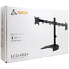 Monitorių laikiklis SBOX LCD-F024-3, juodas
