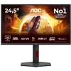 Monitorius AOC Q25G4SR, 24,5 colio, IPS, QHD jungtis, 16:9, 300 Hz, 1 ms, 2560 x 1440 pikselių, 400 cd/m2, HDMI jungtys: 2, juodas