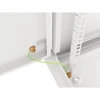 LANBERG sieninė spintelė 19 colių 12U 600x600 plieninės durys pilkas flat pack
