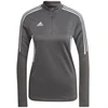 Moterims adidas Condivo 22 treniruočių džemperis pilkas HD2308