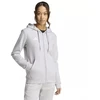 Moterims adidas Entrada 26 džemperis su pilnu užtrauktuku, pilkas KF5936