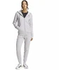Moterims adidas Entrada 26 džemperis su pilnu užtrauktuku, pilkas KF5936