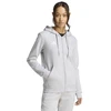 Moterims adidas Entrada 26 džemperis su pilnu užtrauktuku, pilkas KF5936