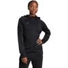 Moterims adidas Tiro 25 Sportinis džemperis su pilnu užtrauktuku, juodas JD9079