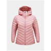 Moterims Frost Down Hood striukė rožinė Peak Performance
