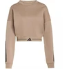 Moterims skirtas adidas Hyperglam džemperis smėlio spalvos KQ5197