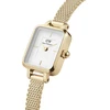 MOTERIS LAIKRODIS DANIEL WELLINGTON Quadro Mini 15mm DW00100725 + BOX (zw524a)