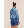 Moteriška bėgimo striukė CASALL Breeze Printed, tamsiai mėlyna