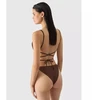 Moteriška bikini viršutinė dalis 4F 4FWSS24UBKTF041-81S Ruda