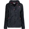 Moteriška flisinė striukė Geographical Norway Upalood, juoda