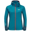 Moteriška flisinė striukė Jack Wolfskin Hydro Grid Fleece, mėlyna