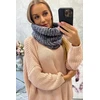 Moteriška kaklo mova KN16, violetinės spalvos