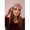 Moteriška kepurė Maria K335, pudrinės rožinės spalvos