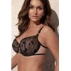 Moteriška liemenėlė Kinga Soft Lace Tulip SC-1226, juoda