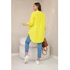 Moteriška oversize medvilninė muilino palaidinė, kiwi spalvos
