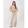 Moteriška oversize palaidinė tamsiai smėlio spalvos