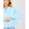 Moteriška oversize šviesiai mėlyna striukė