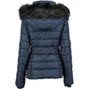 Moteriška pašiltinta parka Geographical Norway, tamsiai mėlyna