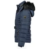 Moteriška pašiltinta parka Geographical Norway, tamsiai mėlyna