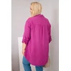 Moteriška Plus Size muilinė palaidinė, violetinės spalvos