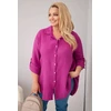 Moteriška Plus Size muilinė palaidinė, violetinės spalvos