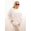 Moteriška Plus Size palaidinė su kišene, mėtų spalvos