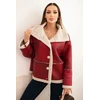 Moteriška Plus Size striukė, smėlio spalvos