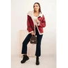 Moteriška Plus Size striukė, smėlio spalvos