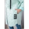 Moteriška Plus Size striukė su gobtuvu ir HOPE užrašu, neoninės rožinės spalvos