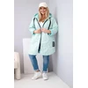 Moteriška Plus Size striukė su gobtuvu ir HOPE užrašu, neoninės rožinės spalvos