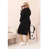 Moteriška Plus Size suknelė juodos spalvos